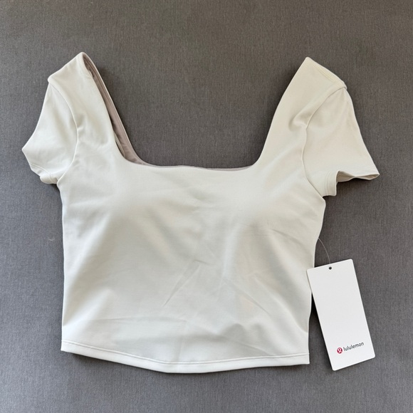 Lululemon Under Smooth Cover Square-Neck T-shirt - Picture 1 of 5